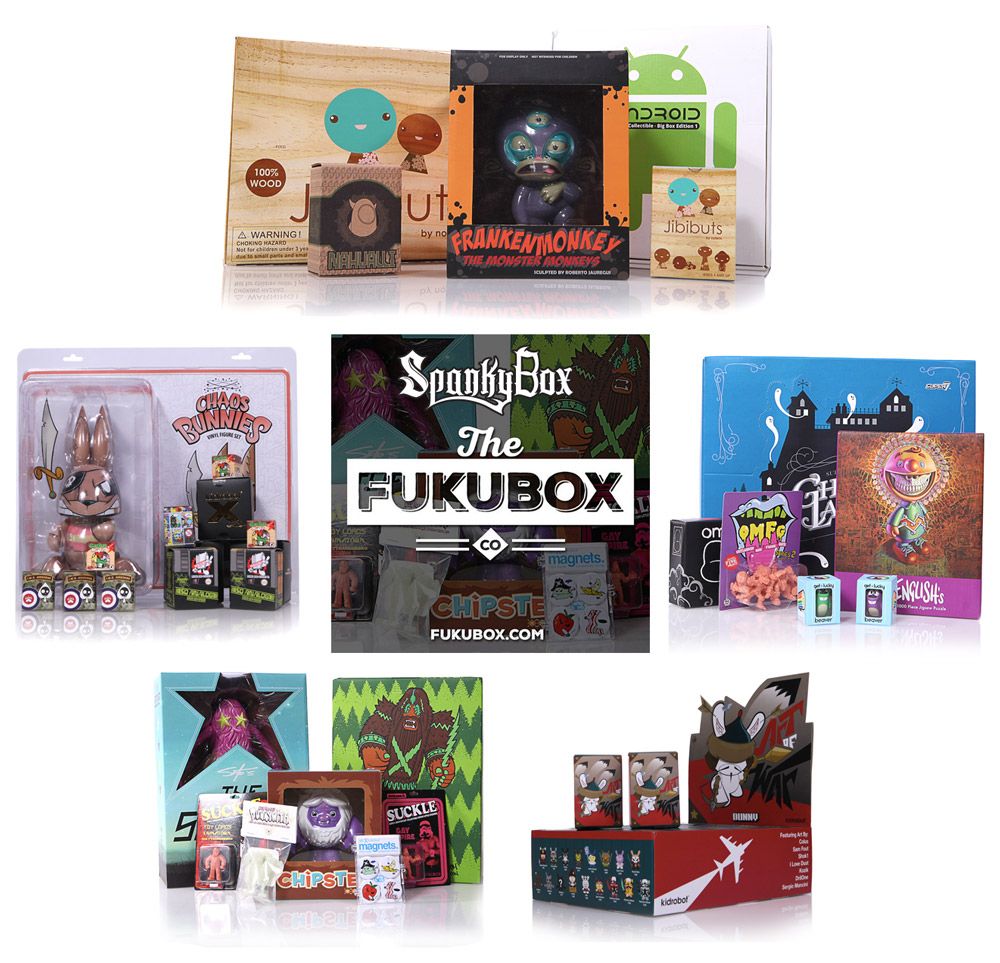FUKUBOX teamed up with SpankyStokes to offer amazing Mystery Boxes of toys!!!